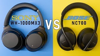 Bose NC700 vs Sony WH1000XM3 Blind Noise Cancelling Headphone Test [upl. by Saree]