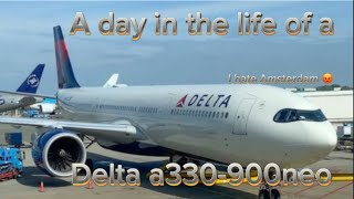 A day in the life of a delta a330900neo a short film by Pythonpowervids 😅 [upl. by Siuraj]