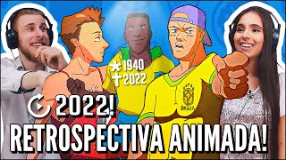 JOVENS REAGEM A CASTANHARI RETROSPECTIVA ANIMADA 2022 ♫  Canal Nostalgia [upl. by Eidaj]