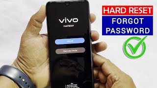 Vivo V20 2021 Hard Reset Forgot Password PIN Unlock💥With Keys [upl. by Rowan579]