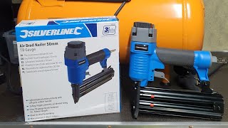 18 gauge air compressor nail gun [upl. by Aicineohp120]