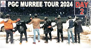 Murree Day 2  vlog  vlogger  blogger  tour  pgc trip  snow falling  student trip  friends [upl. by Ranitta479]