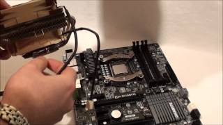 Noctua NHL12 low profile CPU cooler Intel LGA11551156 installation [upl. by Hammel]