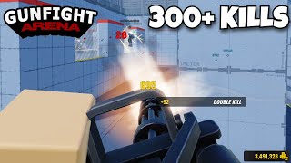 INSANE 300 KILL GAME  GUNFIGHT ARENA ROBLOX [upl. by Hiller927]