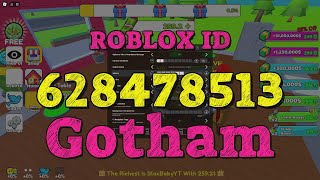 GOTHAM Roblox Song Codes [upl. by Spalding]