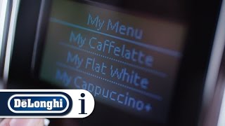 How to programme drinks on your DeLonghi Dinamica ECAM 35035W ECAM 35055B or ECAM 35075S [upl. by Ydneh231]