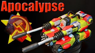 Танк Апокалипсис Армагеддон на пороге Ред Айлерт 3 Red Alert Apocalypse tank Пластилин внутрянка [upl. by Netsew]