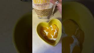 easy breakfast that tastes like an orange creamsicle 🤩🍊✨ breakfast easybreakfast foodie food [upl. by Suissac]