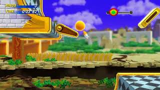 Sonic Superstars Golden Capital Zone Act 1 Tails 1080 HD [upl. by Ricker]