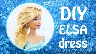 Making beautiful doll long frock doll dress making easy diy Barbie clothesADoll designer❤️ [upl. by Neelie35]