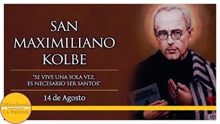 ✝️ El Santo Del Día De Hoy 14 De Agosto ✝️ San Maximiliano María Kolbe ​✝️ difundiendolapalabra [upl. by Nonahs]