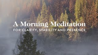 10 Minute Morning Meditation for Clarity Stability and Presence  Goop [upl. by Enwad]