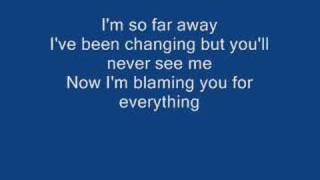 So far Away Crossfade Lyrics [upl. by Eladnar942]