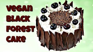 How to Make a Vegan Black Forest Cake [upl. by Losiram]