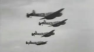 Luftwaffe Gun Camera Footage Eastern Front 194243  Bf 110F2 amp Bf 109E7 [upl. by Hedley]