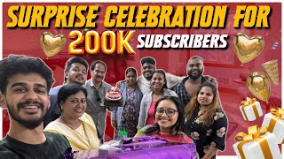 I Got Surprise Gift 200k Subscribers Celebration ♥️🥰  Samsameerinsta [upl. by Inaliak31]