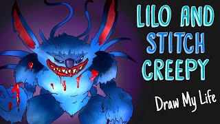 LILO amp STITCH CREEPY 🎃 HALLOWEEN  Draw My Life [upl. by Dianna]