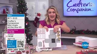 Crafters Companion Mini Jingle All the Way Kit [upl. by Hermon440]