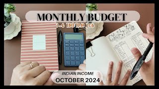 ✨SETTING MY MONTHLY BUDGET ✨ I 96 FULL TIME JOB I CASH ENVELOPES I OCT 2024 [upl. by Khan]