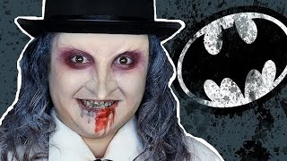 PENGUIN BATMAN RETURNS MAKEUP TUTORIAL [upl. by Oregolac]