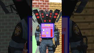 Will you help Police Speakerman find the thief 🤔 trending skibiditoilet vilog shortvideo [upl. by Beckie]