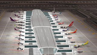 BANGKOK Airport Gameplay 1 Part 2  World of Airports [upl. by Afihtan]