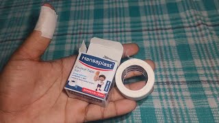 Hansaplast Fixation Tape Soft Bandage Honest Review [upl. by Arytal]