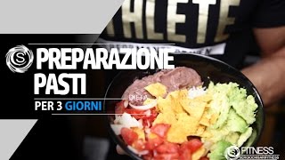 Preparazione pasti per 3 giorni  Colazione pranzo cena e snack [upl. by Dionis]