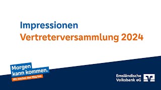 Impressionen Vertreterversammlung 2024 [upl. by Lyrahs907]