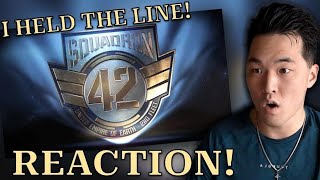 Squadron 42 I Held The Line Reaction  FIRST TIME REACTION  Marine Officer Reacts [upl. by Tybi]