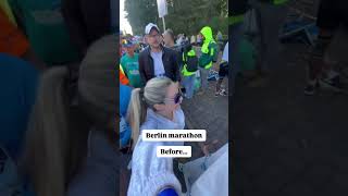 Berlin marathon before and after berlinmarathon marathonrunner marathonrunner marathon [upl. by Gaskill]