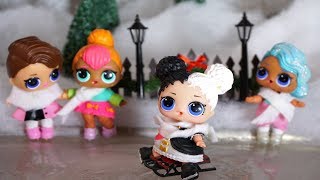 LOL SURPRISE DOLLS Go Ice Skating With POSH [upl. by Eemaj293]