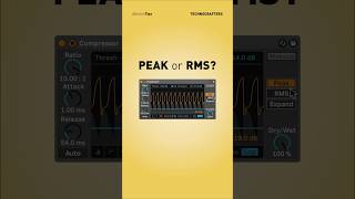 Peak vs RMS in Abletons Compressor Explained in 30 Sec [upl. by Orecul892]