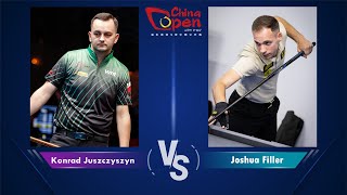 Semis  Konrad Juszczyszyn v Joshua Filler｜2024 WPA World 9Ball China Open [upl. by Oznohpla]