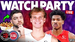 Raptors vs Pistons LIVE Watch Along  Torontos NBA Cup Run Continues  McDonalds Raptor Poutine 🍟🍟 [upl. by Navar333]