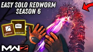 How to Solo the Redworm in MW3 Zombies Season 6 Easy Legendary Schematics [upl. by Eerpud]