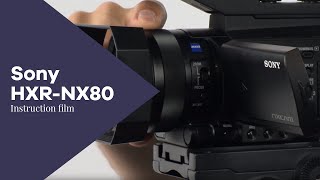 Manual filming with the Sony HXRNX80 [upl. by Eimrej330]