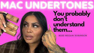 HOW TO PICK YOUR MAC FOUNDATION SHADE UNDERSTANDING MAC UNDERTONES [upl. by Eicnarf]