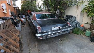 1975 Pontiac Lemans  Big Black Pontiac Pt 7  Vacuum Back Seat amp Interior Drive Up amp Down Street [upl. by Cini]