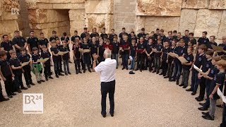 Die Regensburger Domspatzen auf der Pilgerreise in Israel BR Rundschau  09092018 [upl. by Newkirk]