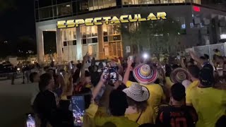 Banderazo de Colombia previo al Colombia vs panama [upl. by Assedo]