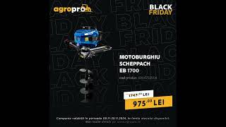 Motoburghiu Semiprofesional Scheppach EB 1700 blackfriday [upl. by Ceevah]