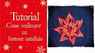 Come realizzare un festone natalizio [upl. by Enamrahc]