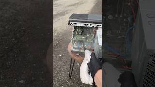 Cleaning a PC with a failed HDD Gross Dusty Dell XPS Desktop shorts tech technology [upl. by Eninahs]