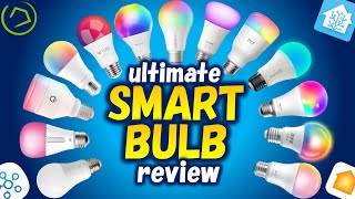 The BEST Smart Bulbs in 2023 Hue Wyze Kasa LiFX Nanoleaf Innr Yeelight Inovelli  more [upl. by Hannahsohs552]