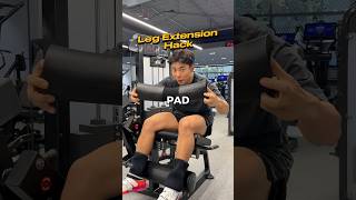 Simple Leg Extension Hack for Extra Gains🦵🏽 gym [upl. by Ennayram]