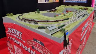 Hornby Magazine TT120 Layout at The Great Electric Train Show Milton Keynes 14102023 [upl. by Enileve]