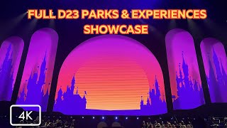 Full D23 Disney Parks amp Experiences Showcase  5th Row  4K [upl. by Goldina]