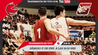 Halcones Rojos VS Gigantes del Estado de México  J32  LNBP [upl. by Adamo]