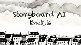 Storyboard AI Generate storyboards online with a new AI tool integrated into Krockio platform [upl. by Annahsohs104]